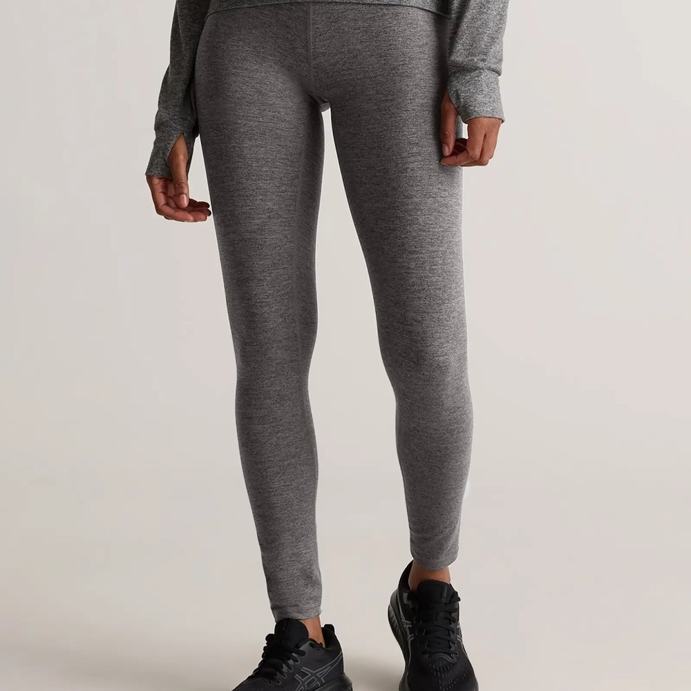 Quincy Quince Gray Ultra Soft Performance Leggings NWT